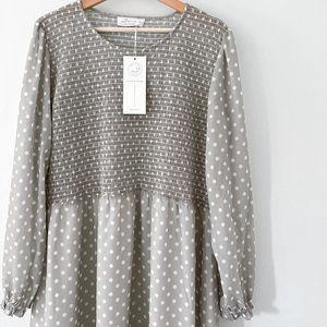 Grace Midi Dress (Birch Dot) XXL  |  Mad About Style for The Jilly Box Fall 2023